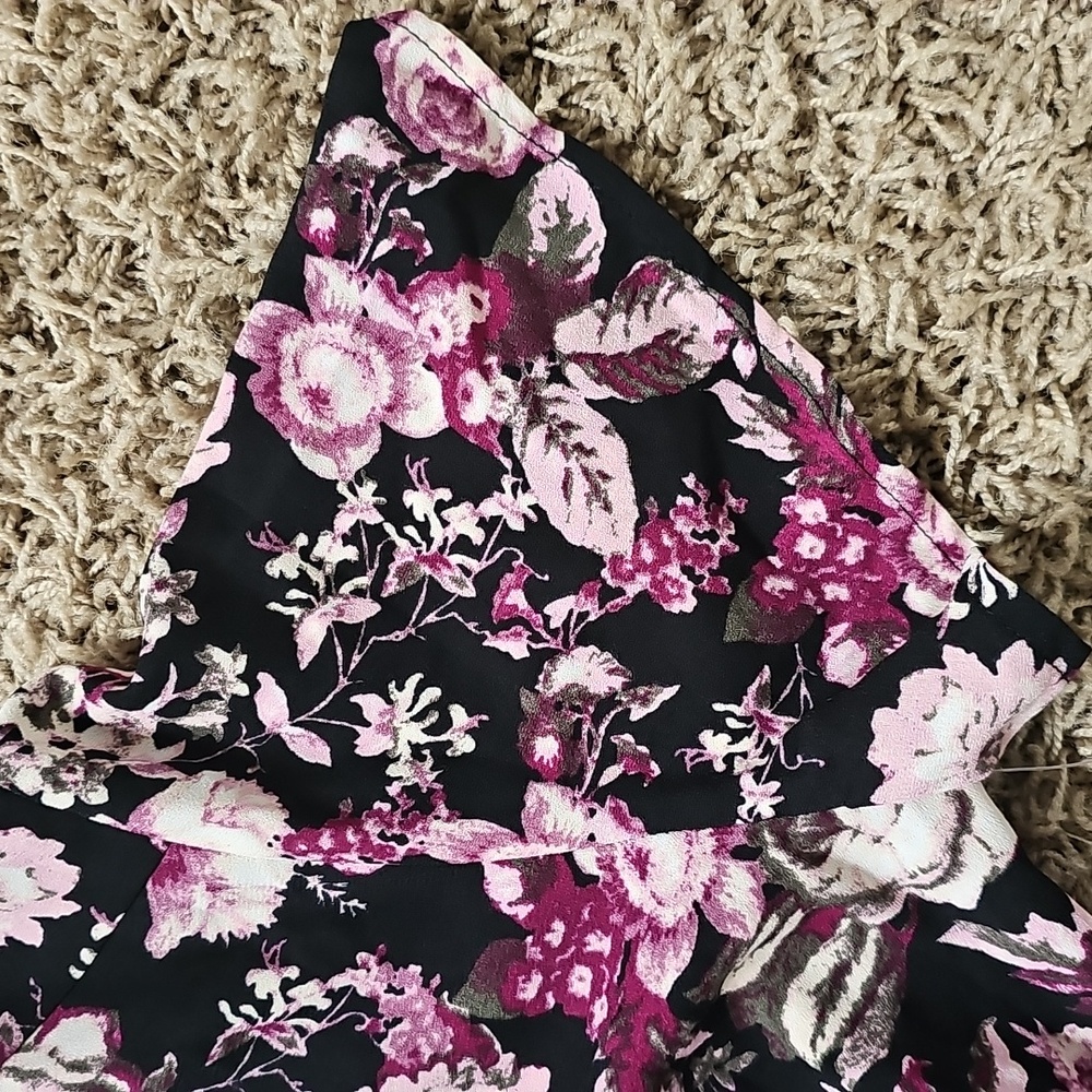 NWT Free Press Floral Dress Wrap Small Midi - Picture 7 of 8